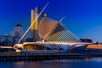 Milwaukee Art Museum, Sunset   2014